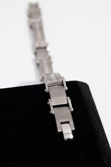 10mm Titanium Bracelet Brushed Finish 8.5 Inch