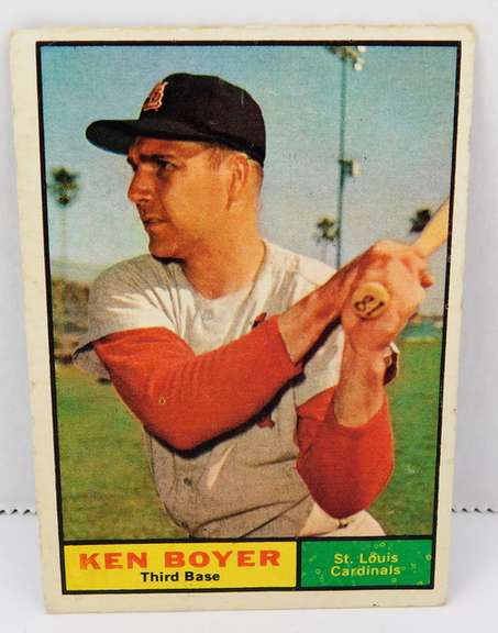 Ken Boyer 1961 Baseball Card
