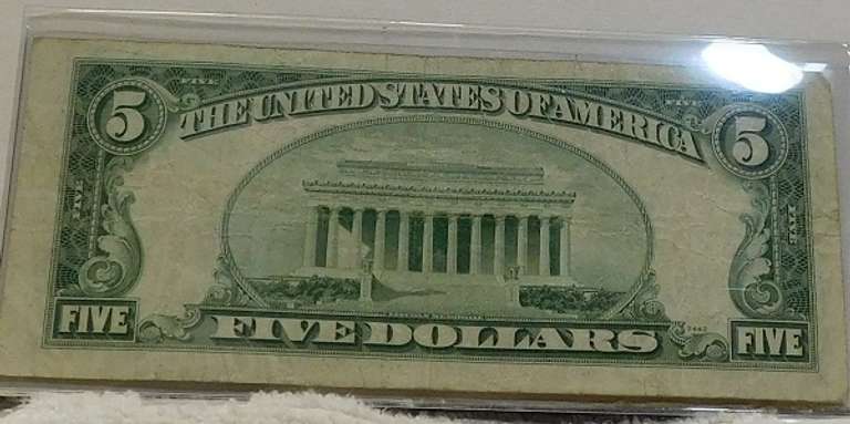 1953-B Silver Cert  $5.
