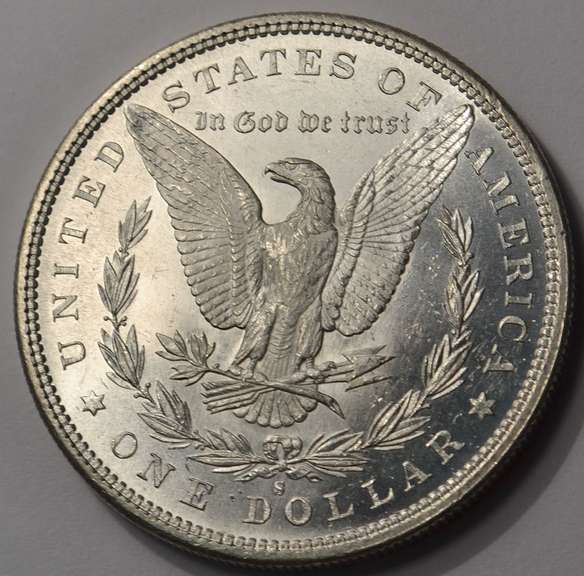 1880-S Flashy Morgan Silver Dollar Brilliant Uncirculated.