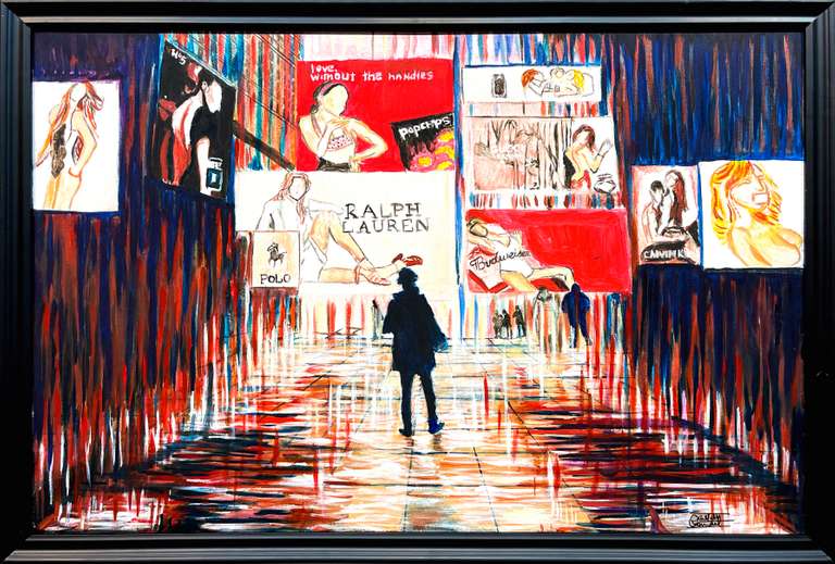 Ismail Khelalfa Original Oil on Canvas Native American Series