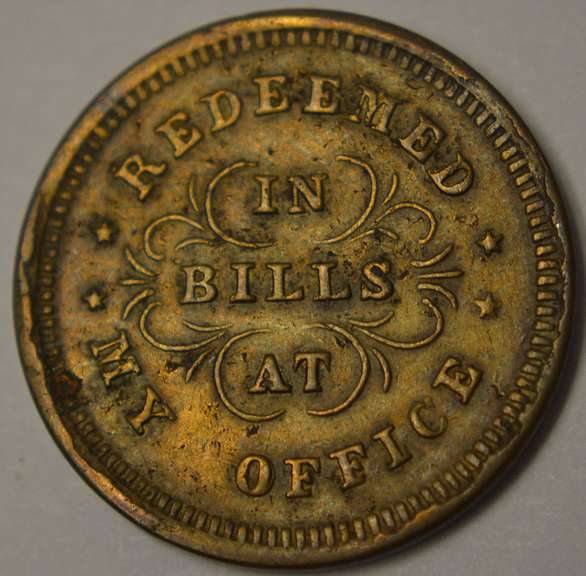 Oliver Boutwell Miller Troy New York Civil War Store Card (890B-33B) R-6