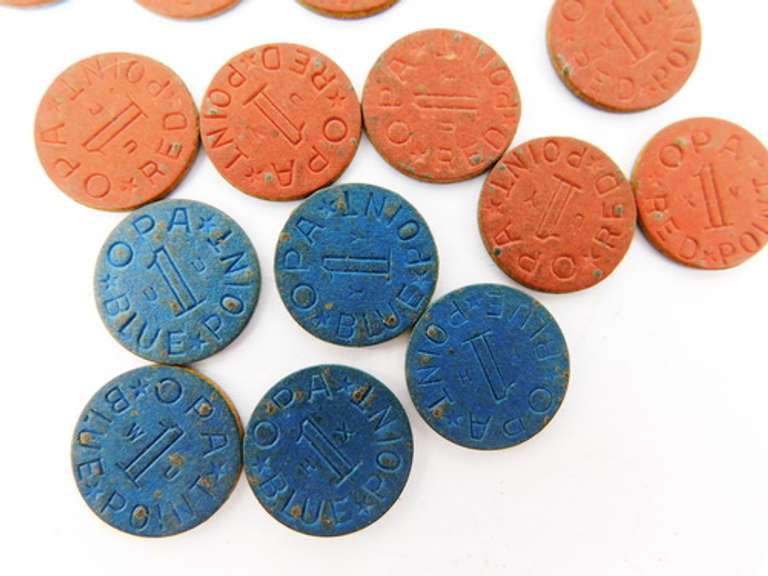 World War II Food Ration Tokens