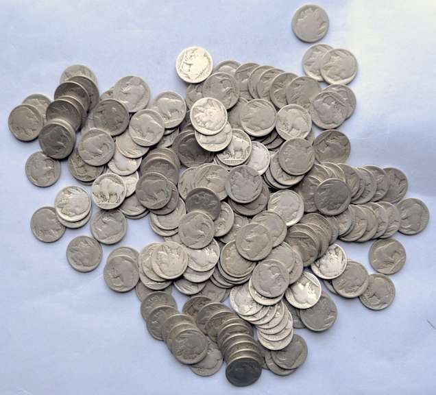 200 Plus No Date Buffalo Nickels