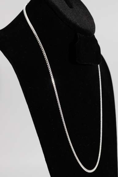 Italian .925 Sterling Silver 3.4mm Miami Cuban Link Chain 24 Inches