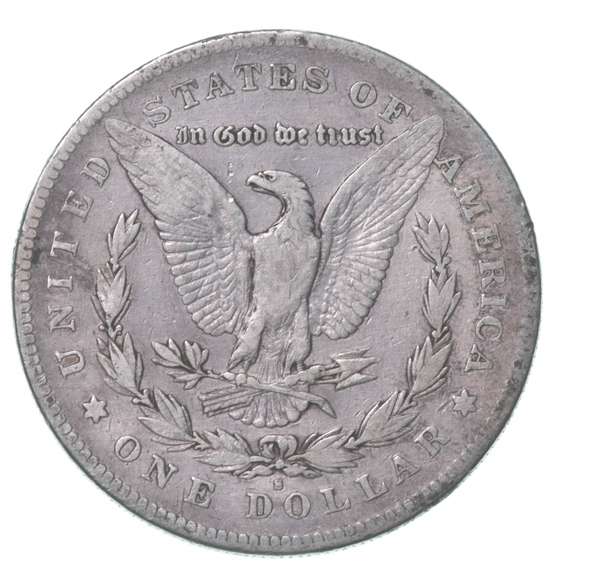 1879-S Morgan Silver Dollar Reverse Rev 78 1878
