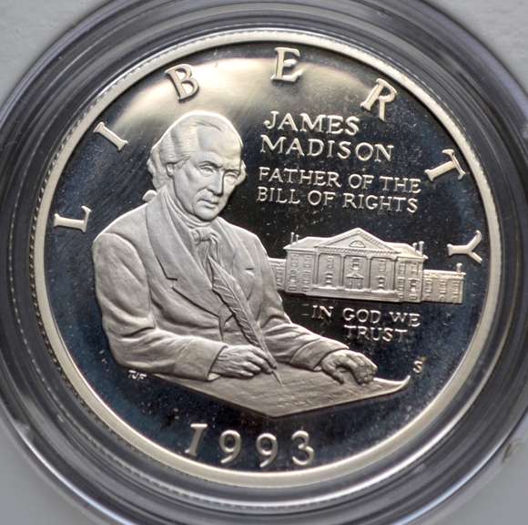 1993 S Bill of Rights US Mint Coin and Stamp Set