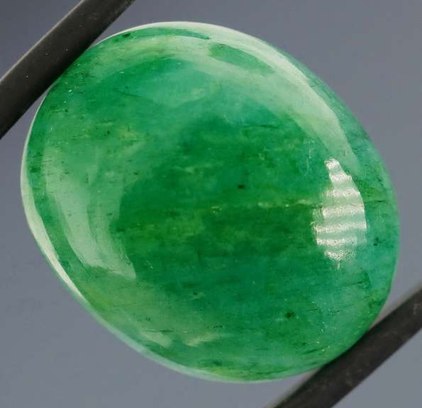 Huge natural 23.90ct Zambian Emerald cabochon