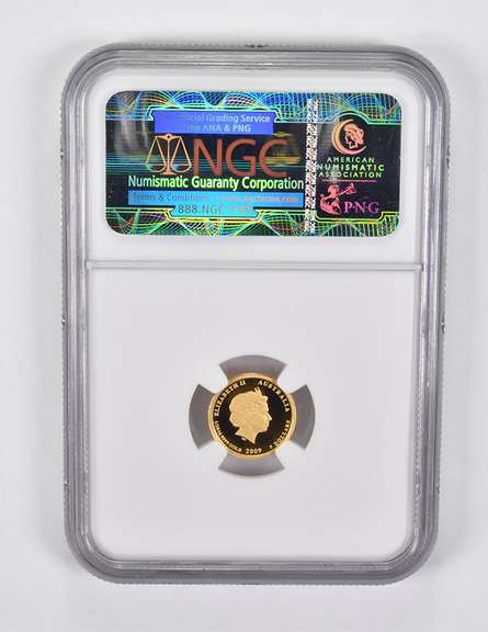 PF70 UCAM 2009-P Australia $5 Gold 2003 Kookaburra NGC