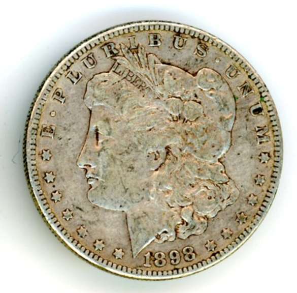 1898-O Morgan Silver Dollar