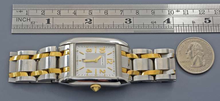 Authentic Coach Men's Two-Tone Quartz Watch