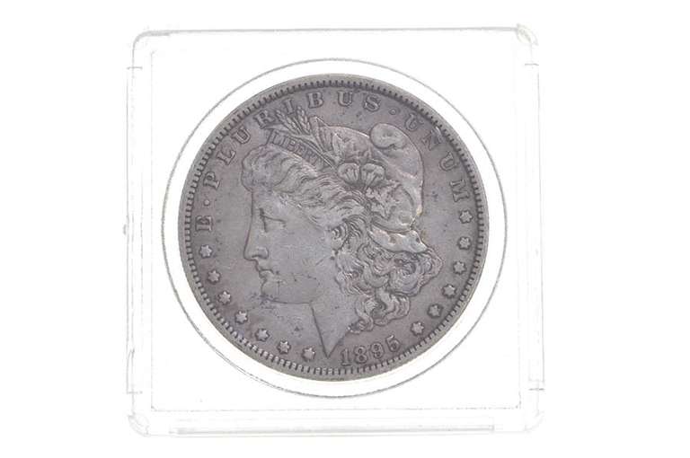 1895-O Morgan Silver Dollar