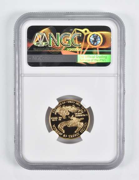 PF70 UCAM 1996-W $10 American Gold Eagle 1/4 Oz. .999 Fine Gold NGC