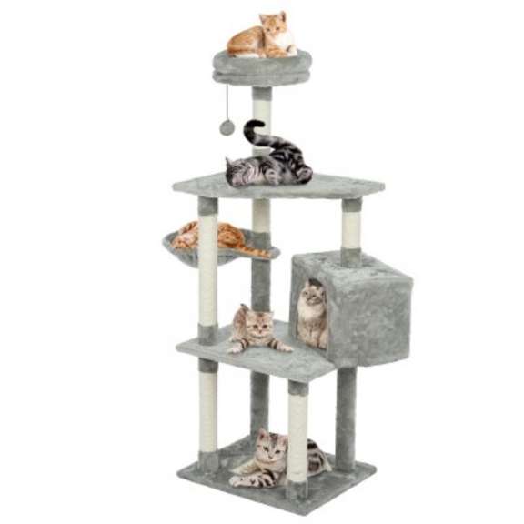 Cat Tower Kittens Pet Play House Cat Activity Tree