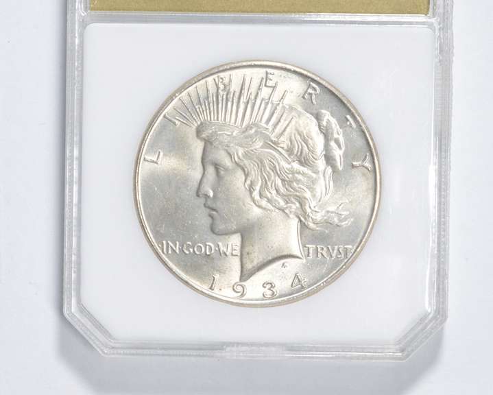1934 Peace Silver Dollar