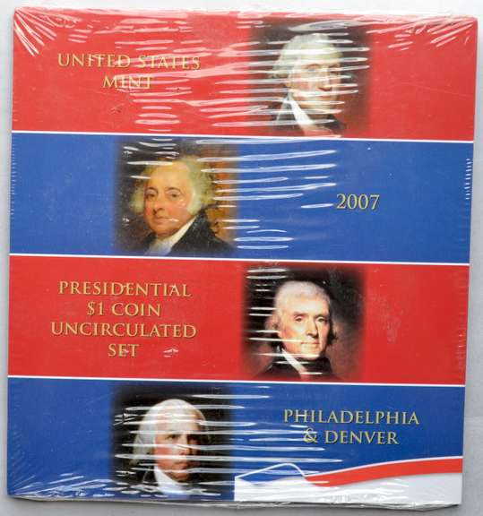 2007 Tougher Presidential Dollar Set