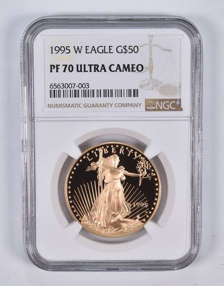 PF70 UCAM 1995-W $50 American Gold Eagle 1 Oz. .999 Fine Gold NGC