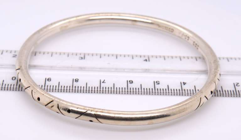 Vintage 925 Sterling Silver Bangle