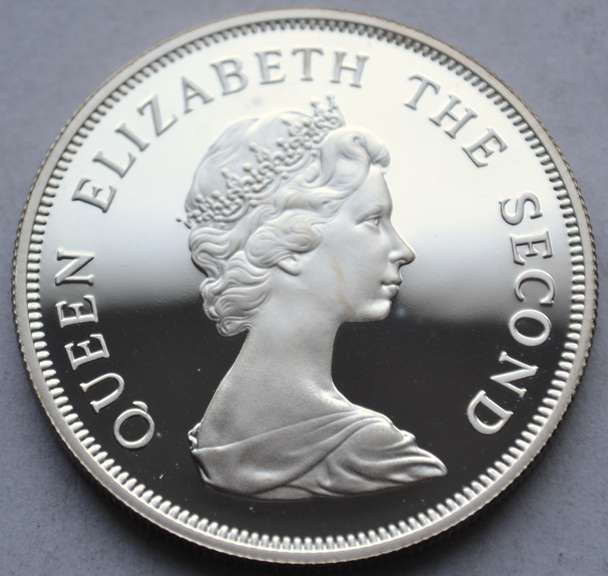 1981 St Helena Royal Wedding 25 Pence Silver Proof.