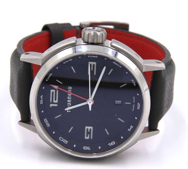 Tourneue TNY Series 44mm GMT Automatic Black Dial Watch