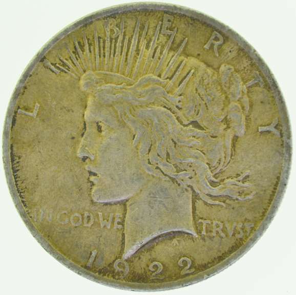 1922 $1 Silver Peace Dollar Coin