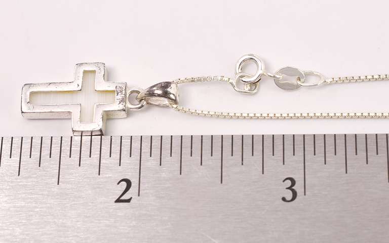 Elegant Sterling Silver Cross & Chain