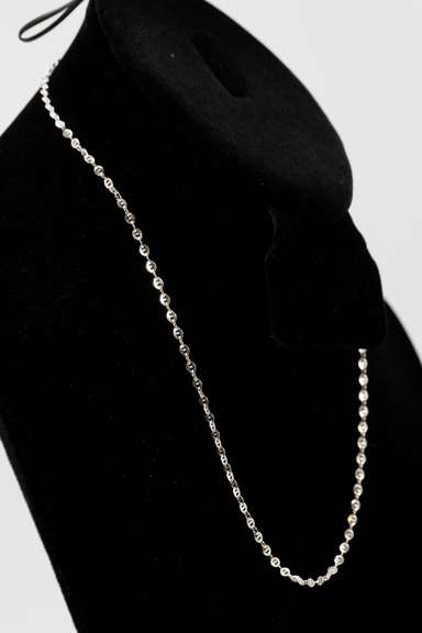 .925 Sterling Silver 2.5mm Twisted Mariner Chain 18 Inches (RARE)