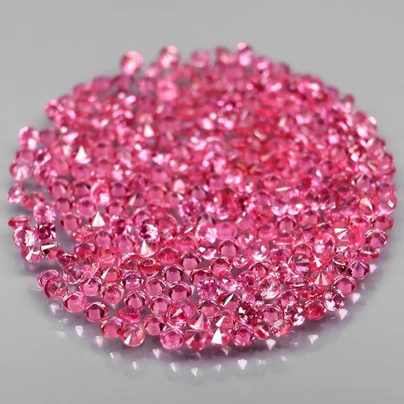 Rare heated only 3.02ct pink Sapphire set