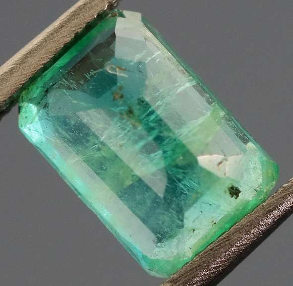 Stunning 1.36ct bright green Colombian emerald