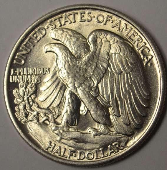 1945 Walking Liberty Half Dollar BU