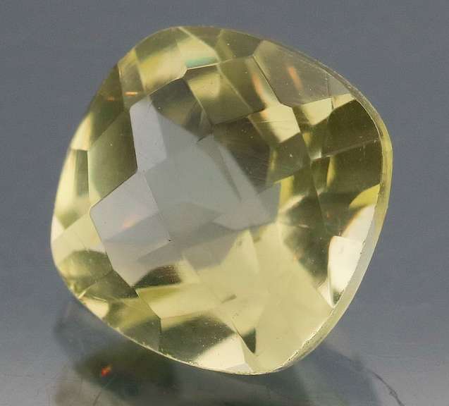 Checker top! 3.96ct top yellow unheated Citrine