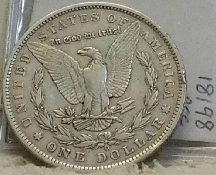 1891-O Morgan Dol circ.  harder date