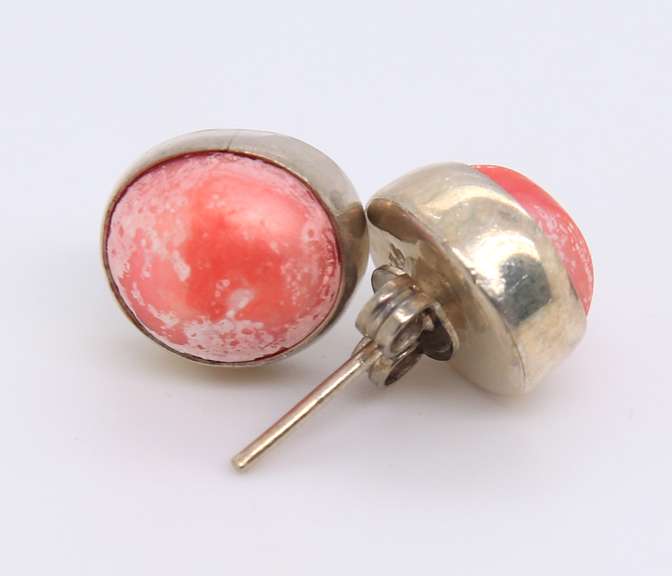 Group Lot of 2 Vintage Sterling Silver Earrings