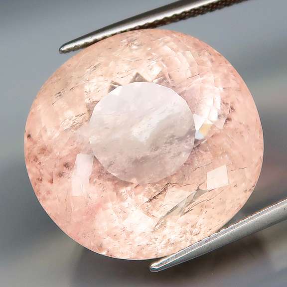 Huge! 37.85ct peach pink Morganite
