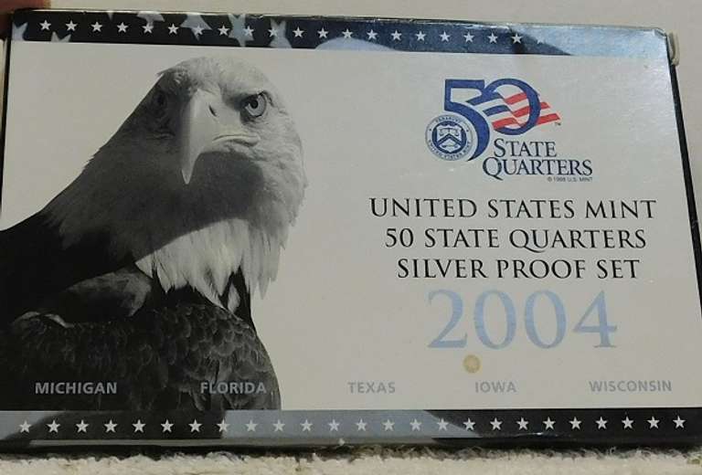 2004 Silver PROOF Quarters Set