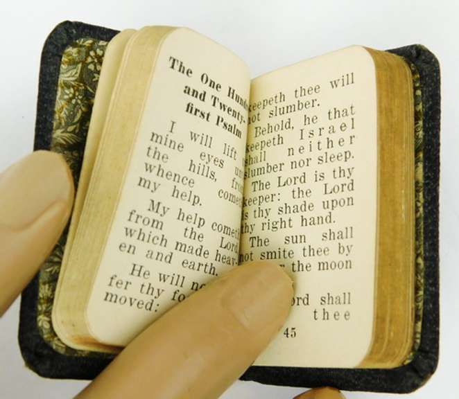 Antique Miniature 2 Inch - The Little Bible