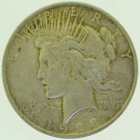 1923 $1 Silver Peace Dollar Coin