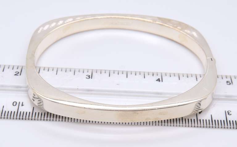 Vintage 925 Sterling Silver Bangle Bracelet