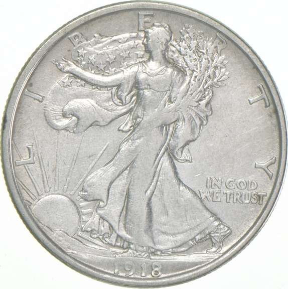 1918-D Walking Liberty Half Dollar