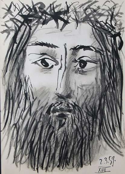 Vintage Pablo Picasso Lithograph Circa 1961