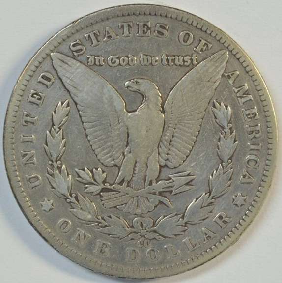 Key date 1891-CC Morgan Silver Dollar. Scarce