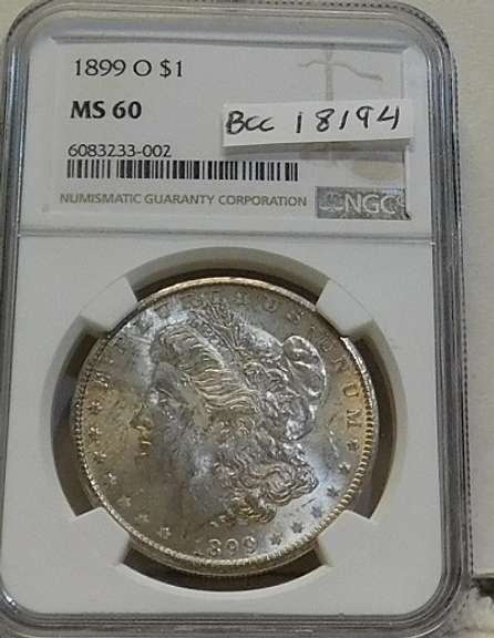 1899-O Morgan Dol NGC MS-60