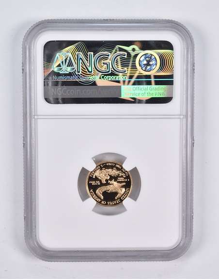 PF70 UCAM 2015-W $5 American Gold Eagle 1/10 Oz. .999 Fine Gold NGC