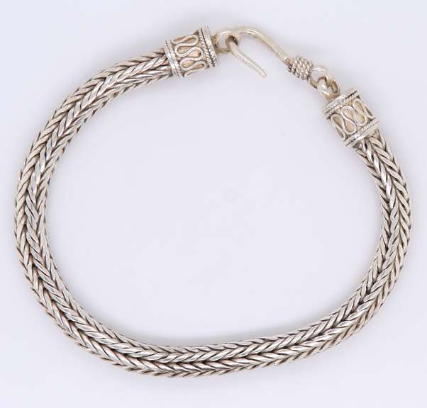 925 Sterling Silver Byzantine Bracelet