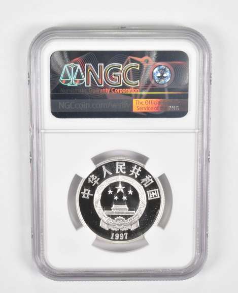 PF69 UCAM 1997 China 3 Yuan Silver Coin - Panda Wildlife Fund - NGC
