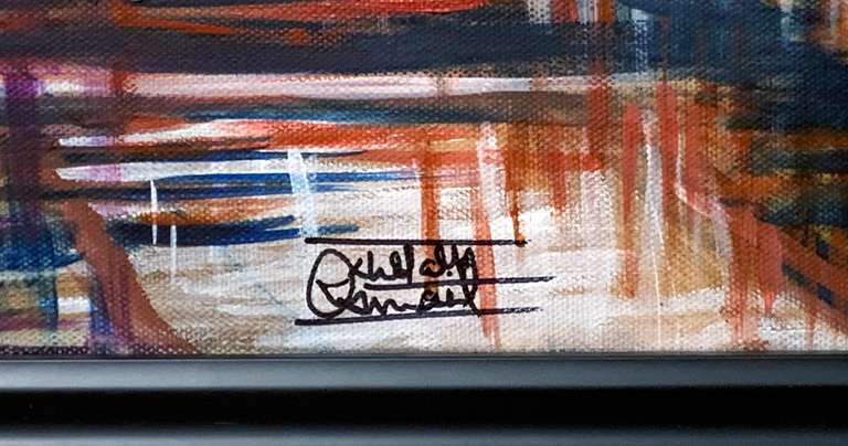 Ismail Khelalfa Original Oil on Canvas Native American Series