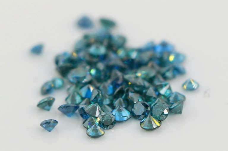 Stunning 1.05ct parcel of London blue diamonds