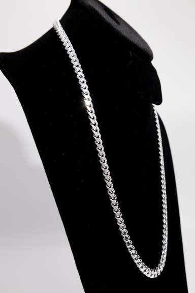 Sterling Silver 6.8mm Miami Cuban Link Chain 24 Inch