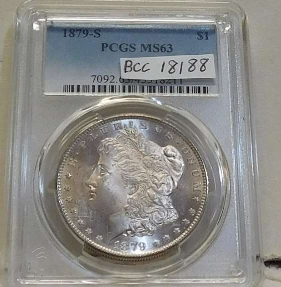 1879-S Morgan Dol PCGS MS-63