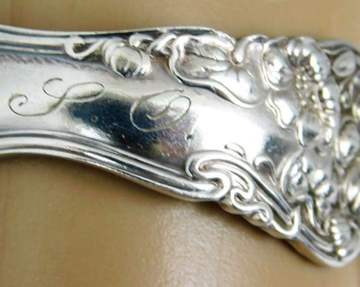 Prettiest Antique Silverplate Spoon Bracelet